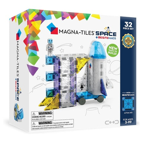 MAGNA-TILES Space 32-Piece Magnetic Construction Set