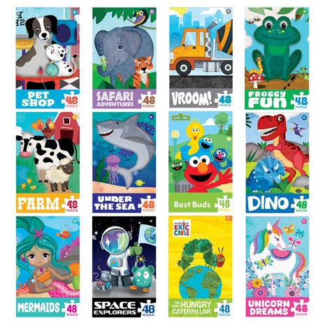 48-Piece Jigsaw Puzzles (12 Styles)