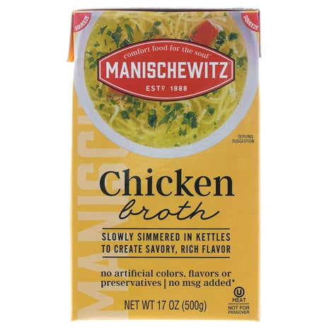Manischewitz Aseptic Chicken Broth (OU-Meat)