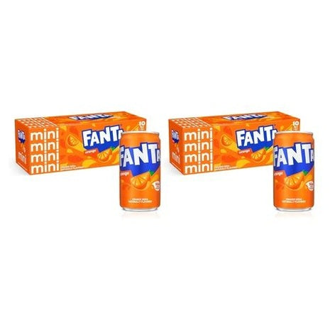 20 Mini Cans Fanta Orange Soda