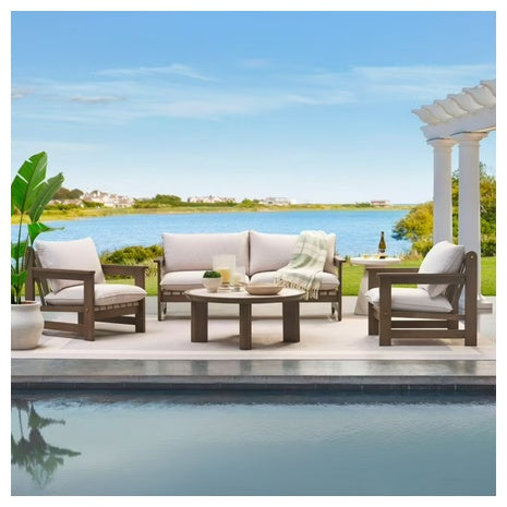 Member's Mark 4-Piece Atticus Outdoor Strap Deep Seating Set