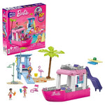 317-Piece Mega Barbie Kids Malibu Dream Boat Building Toy Set