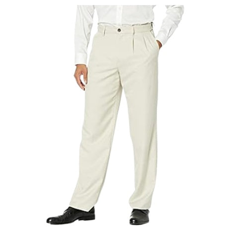 Amazon Essentials Men's Classic-Fit Pleated Dress Pants