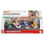 4-Pack Hot Wheels Mario Kart Vehicles