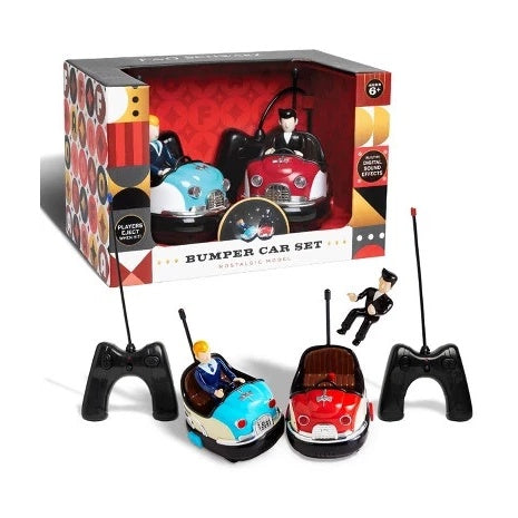 FAO Schwarz Premium 2-Player Remote Control Toy Bumper Car Set