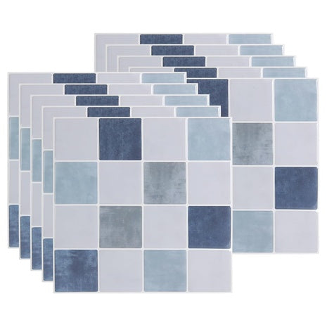 10-Piece 9" X 9" 3D Self-Adhesive Wall Peel & Stick Backsplash Tiles