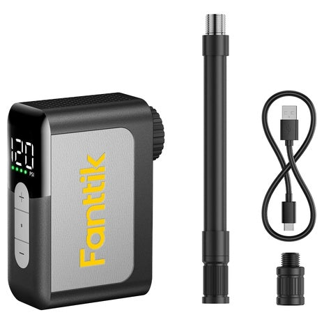 Fanttik X10 Ace 120PSI Mini Bike Pump W/ Gauge & Auto Stop