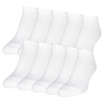 10 Pairs Goldtoe Women’s Cushion No-Show Socks