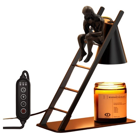 Dimmable Candle Warmer Lamp w/ Timer & 2 Bulbs