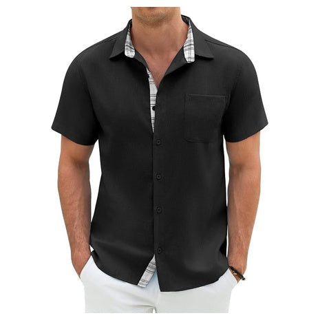 Men's Lightweight Linen Textured Shirts