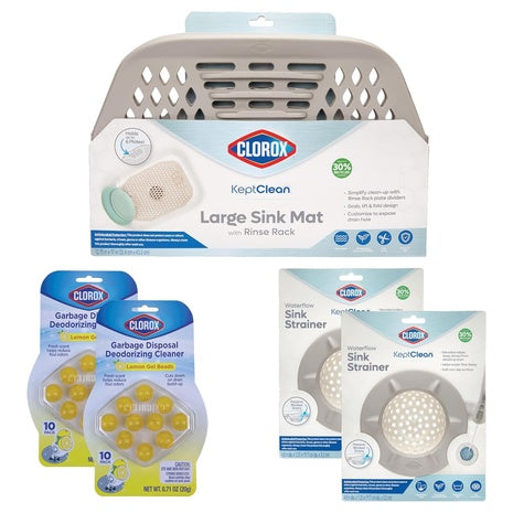 Clorox KeptClean Kitchen Sink Organization Refresh Set