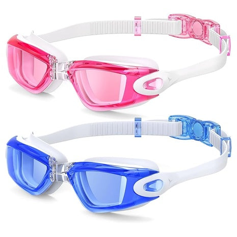 2-Pack Kids Swim Goggles
