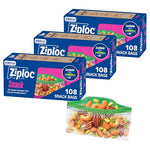324 Ziploc Snack Bags