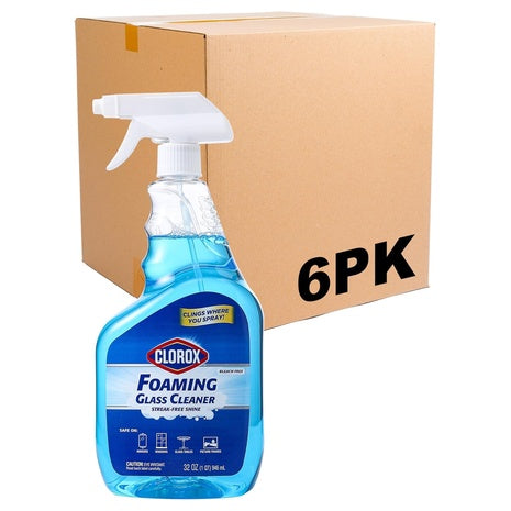 6-Pack Clorox Foaming Glass Cleaner
