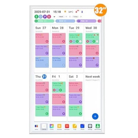 32" Homlab Smart Touchscreen Digital Calendar