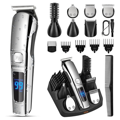 Waterproof Beard Trimmer & Grooming Kit