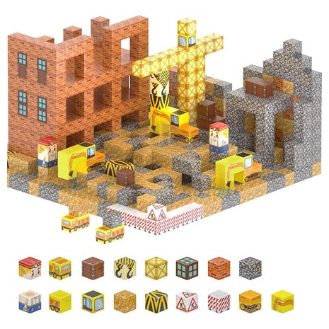100 Magnetic Building Blocks