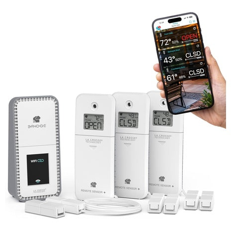 La Crosse Technology Contact King Wi-Fi Alert And Monitoring System
