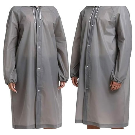 2 Reusable Rain Ponchos (5 Colors)