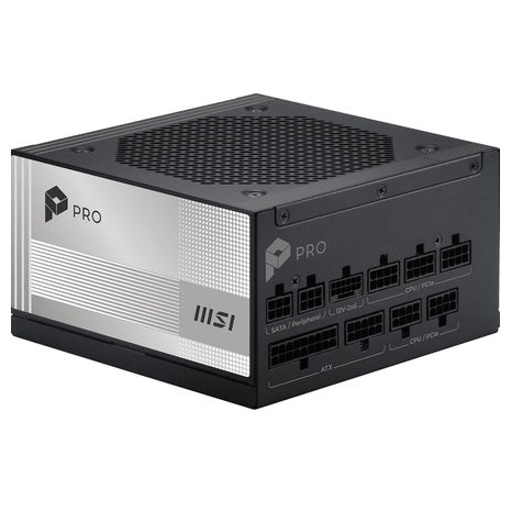 MSI PRO 850W A850PL PCIE5 80+ Platinum Fully Modular Gaming Power Supply