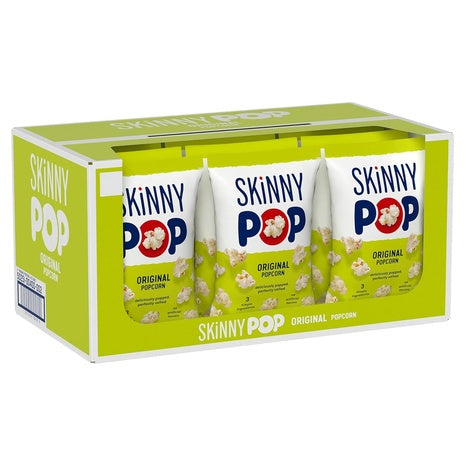 12 Bags SkinnyPop Popcorn (4.4 oz)