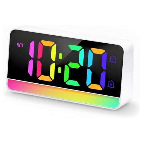 ALANAS 7" RGB Dual Alarm Clock