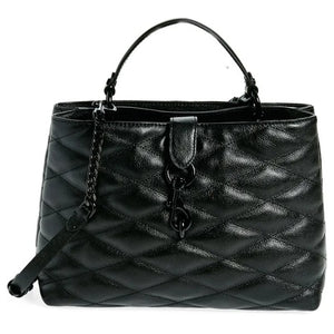 Edie Leather Top Handle Satchel