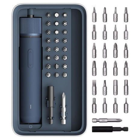 25-Piece HOTO Rechargeable Cordless Screwdriver Kit W/ Battery & LED Light