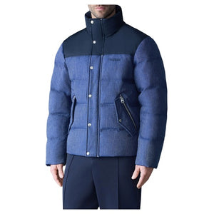 Men's Mixed Media Down Puffer Jacket
