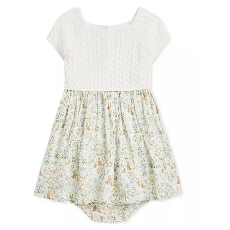 Polo Ralph Lauren Riley Sheehey Baby Girls Cotton Cable-Knit Dress