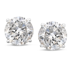 14k Gold Diamond Stud Earrings