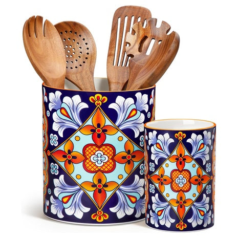2-Pack Vancasso Porcelain Countertop Utensil Holder Set (Various)