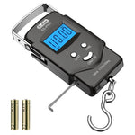 Dr.meter Luggage Scale Fishing Gear Backlit LCD Display With Built-In Measuring Tape