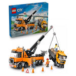 LEGO City Heavy Duty Recovery Tow Truck Crane Toy Building Set