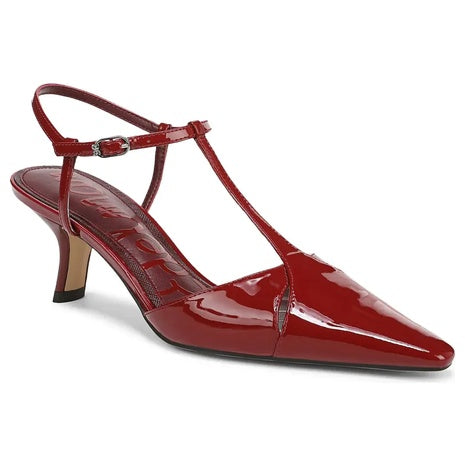 Sam Edelman Women's Briella Pointed Toe Deep Scarlet Pump