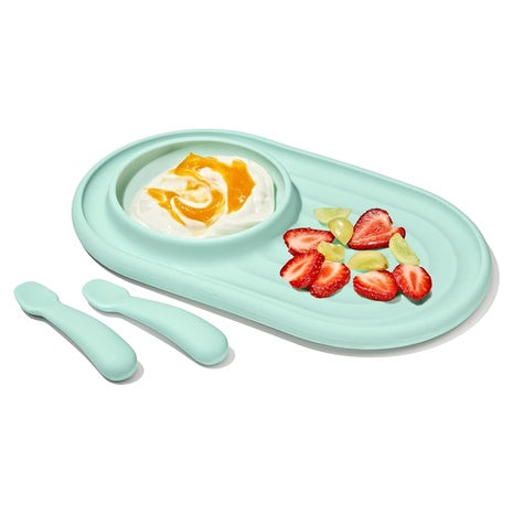 OXO Tot Suction Plate & Spoons Set
