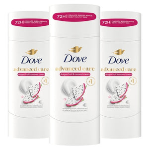 3 Dove Dragon Fruit & Coconut Cream Antiperspirant Deodorants