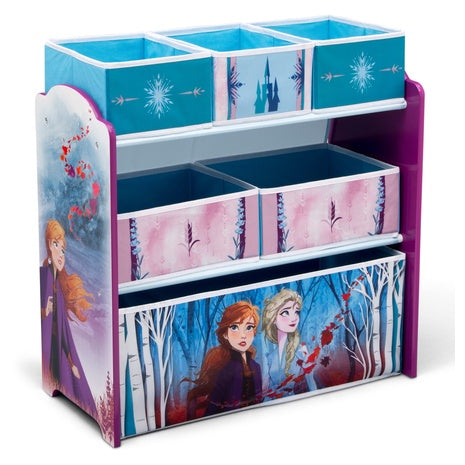 Disney Frozen II 6-Bin Toy Storage Organizer