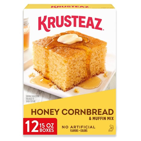 12-Pack Krusteaz Honey Cornbread & Muffin Mix (Kof-K Dairy, 15 oz)