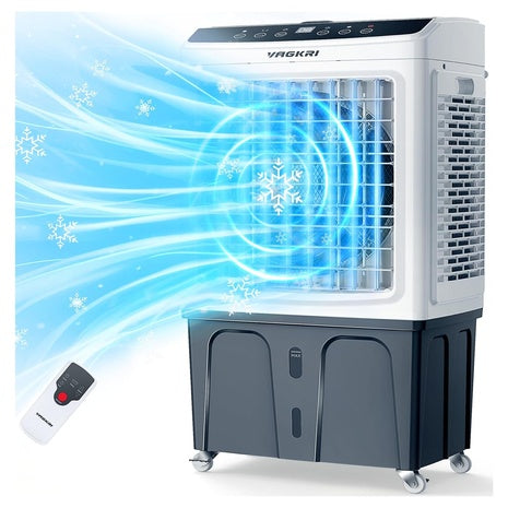 VAGKRI 35" 2800CFM Evaporative Air Cooler