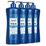Amazon Business: 4 Bottles Suave Men Ocean Charge 2-in-1 Shampoo & Conditioner (28oz)