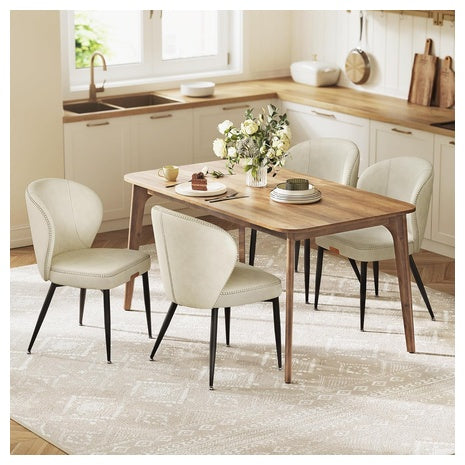 4-Piece Upholstered Dining Chairs Set