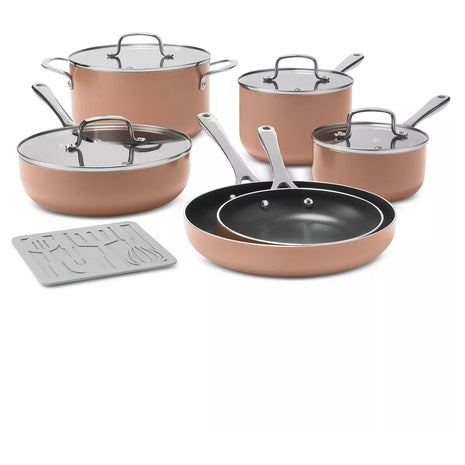 11-Piece The Cellar Aluminum Nonstick Cookware Set