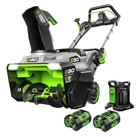 EGO Power+ 21” Cordless Snow Blower Kit with 2 Batteries + Dual Charger