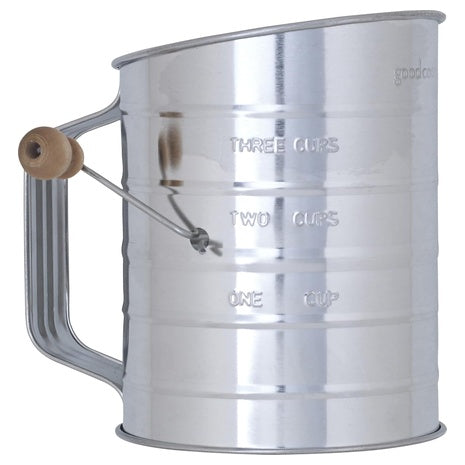 GoodCook Everyday Hand Crank Sifter, 3 Cup Capacity