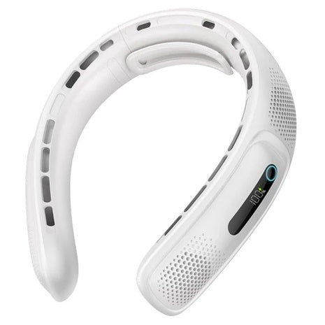 Rechargeable Bladeless Neck Fan with LED Display