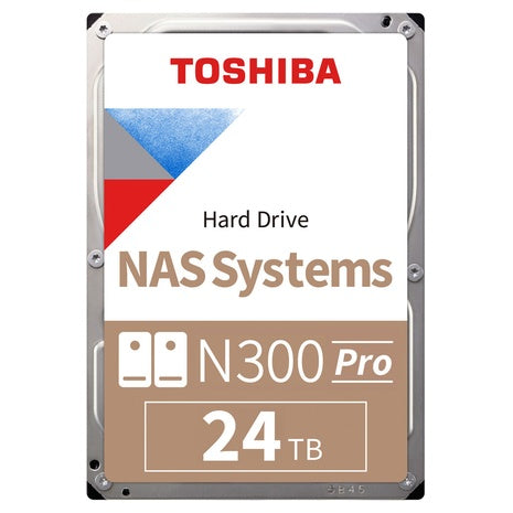 24TB Toshiba N300 Pro NAS Hard Drive