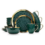 16-Piece Stone Lain Florian Modern Porcelain Dinnerware Set