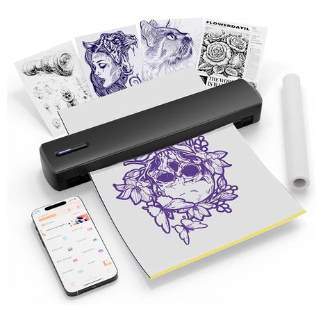 Portable Thermal Printer (Tattoo Stencil / Travel Printer)