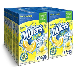 96 Wyler’s Light Lemonade Drink Mix Packets